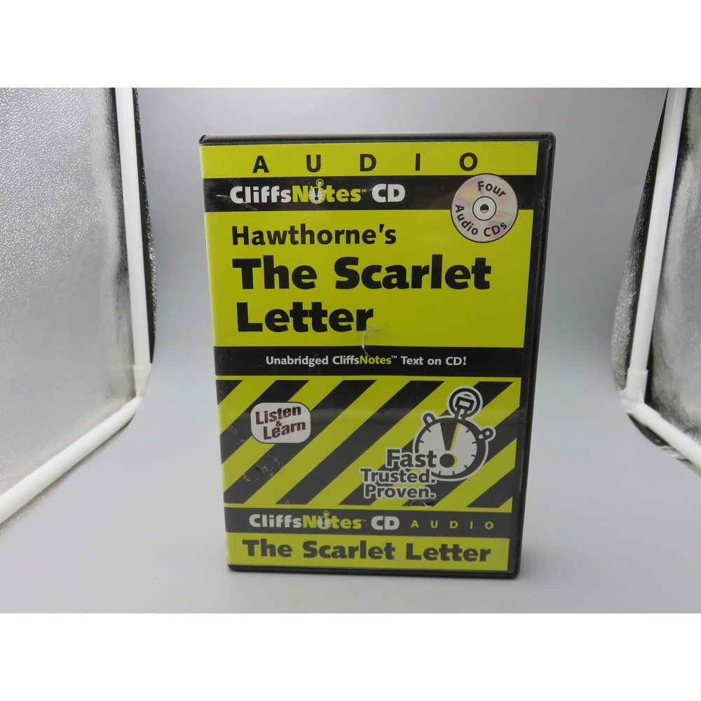 CliffsNotes The Scarlet Letter Nathaniel Hawthorne 4 Audio CD Study Guide Set